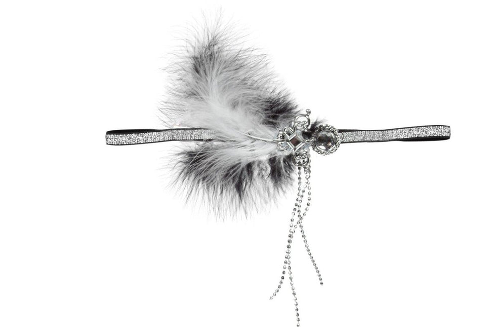 Charleston Hoofdband Wit Zilver van Wilbers & Wilbers koop je bij Partywinkel