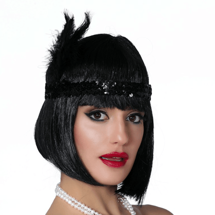 Hoofdband Charleston Zwart van Fiestas Guirca koop je bij Partywinkel