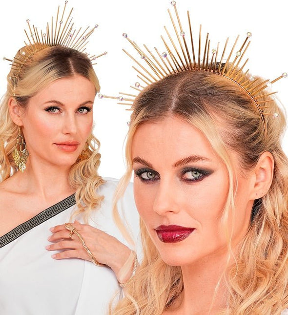 HOOFDBAND HALO GOUD van Widmann koop je bij Partywinkel