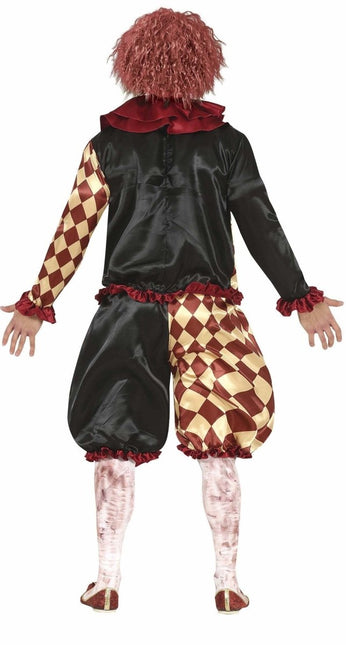 Horror Clown Halloween Kostuum Heren Rood van Fiestas Guirca koop je bij Partywinkel