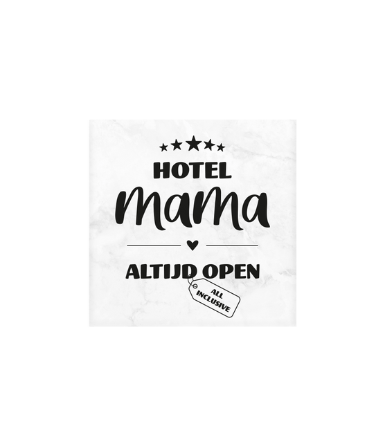 Hotel Mama Marmeren Onderzetters 10cm van Paper Dreams koop je bij Partywinkel