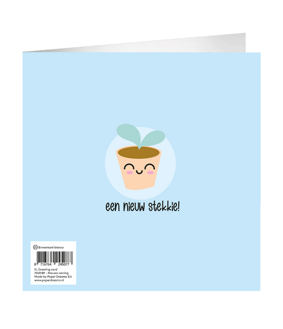 Housewarming Wenskaart 23cm van Paper Dreams koop je bij Partywinkel