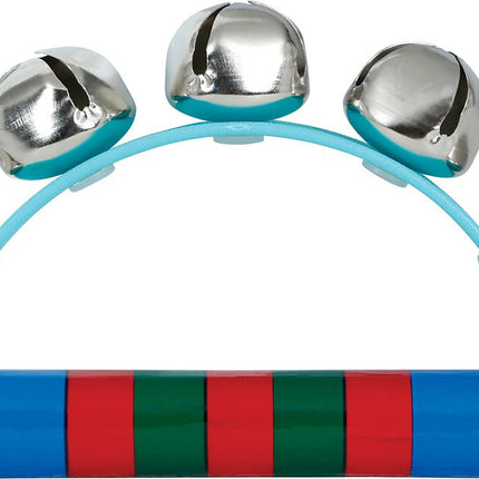 Houten jingle bell Ratel 9x11 cm van Fiestas Guirca koop je bij Partywinkel