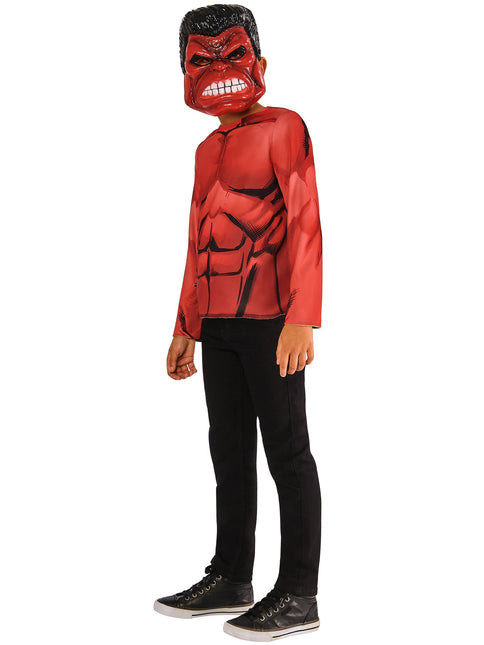 Hulk Reversible Shirt en Maskers Kind