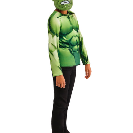 Hulk Reversible Shirt en Maskers Kind