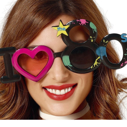 I Love The Jaren 80 Bril van Fiestas Guirca koop je bij Partywinkel