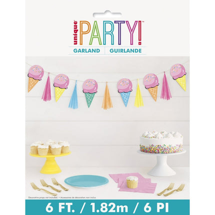 Ijsjes Slinger 1,83m van Unique koop je bij Partywinkel