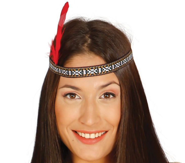 Indiaanse Jurk Bruin Dames 2 delig van Fiestas Guirca koop je bij Partywinkel