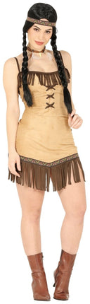 Indiaanse Jurk Dames Kort van Fiestas Guirca koop je bij Partywinkel