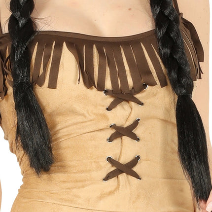 Indiaanse Jurk Dames Kort van Fiestas Guirca koop je bij Partywinkel