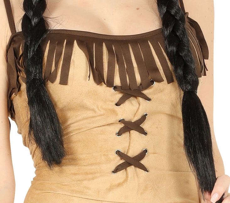 Indiaanse Jurk Dames Kort van Fiestas Guirca koop je bij Partywinkel