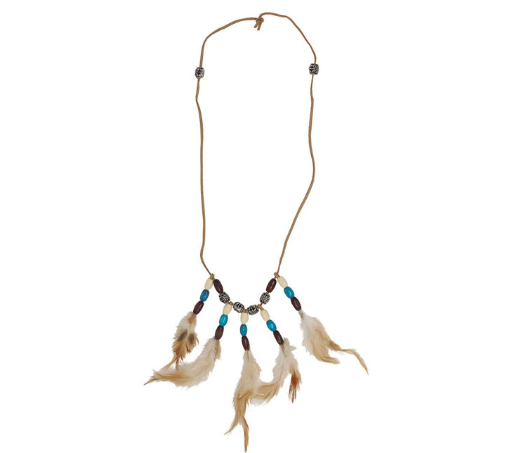 Indiaanse Veren Ketting van Fiestas Guirca koop je bij Partywinkel