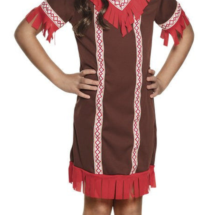 Indianen Jurk Kind Rood van Boland koop je bij Partywinkel