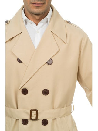 Beige Trenchcoat Detective Heren