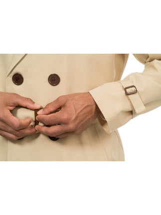 Beige Trenchcoat Detective Heren