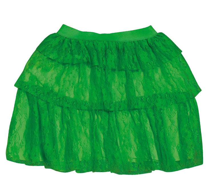 Jaren '80S Rok Neon Groen van Fiestas Guirca koop je bij Partywinkel