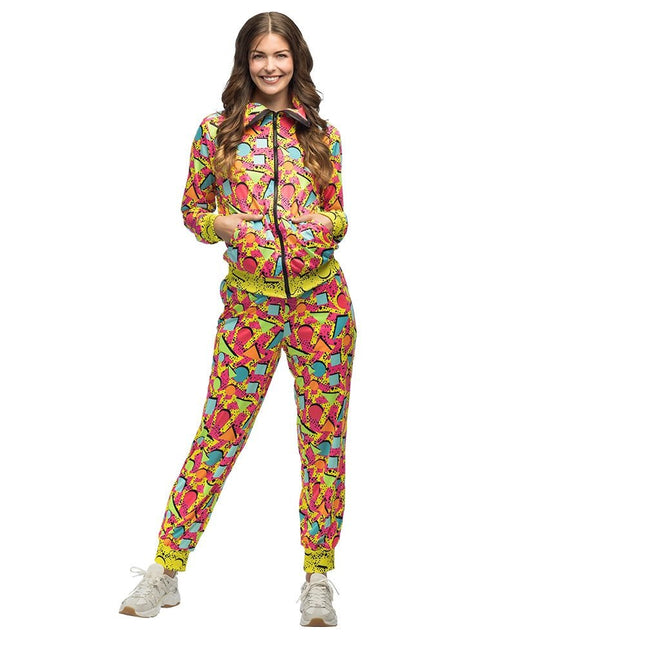 Jaren 90 Trainingspak Fout Dames Uv van Boland koop je bij Partywinkel