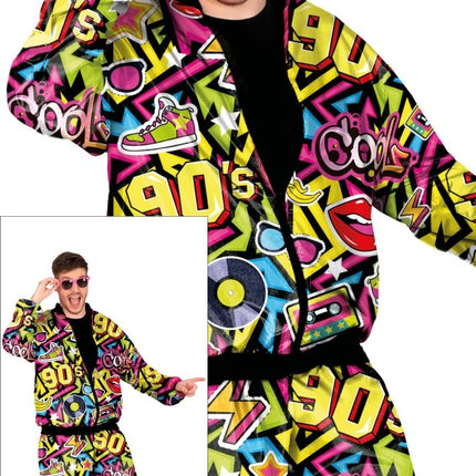 Jaren 90 Trainingspak Fout Heren van Fiestas Guirca koop je bij Partywinkel