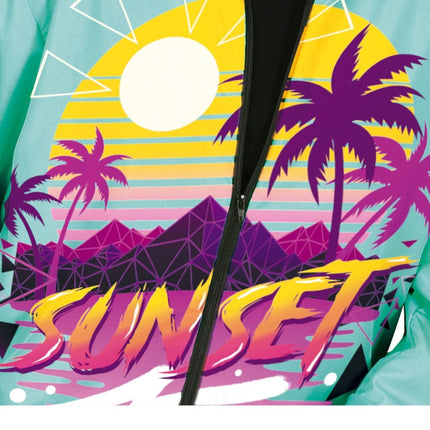 Jaren 90 Trainingspak Fout Turquoise Heren van Fiestas Guirca koop je bij Partywinkel