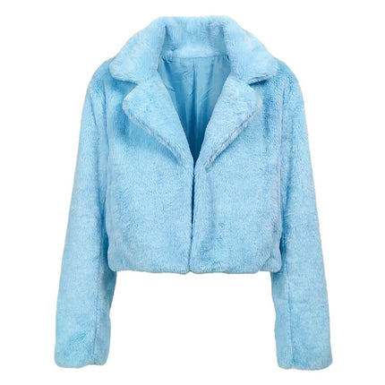 Jasje Fluffy rave lichtblauw (M/L) van Boland koop je bij Partywinkel
