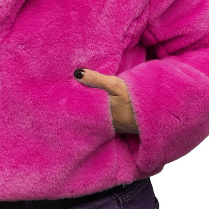 Jasje Fluffy rave roze (M/L) van Boland koop je bij Partywinkel