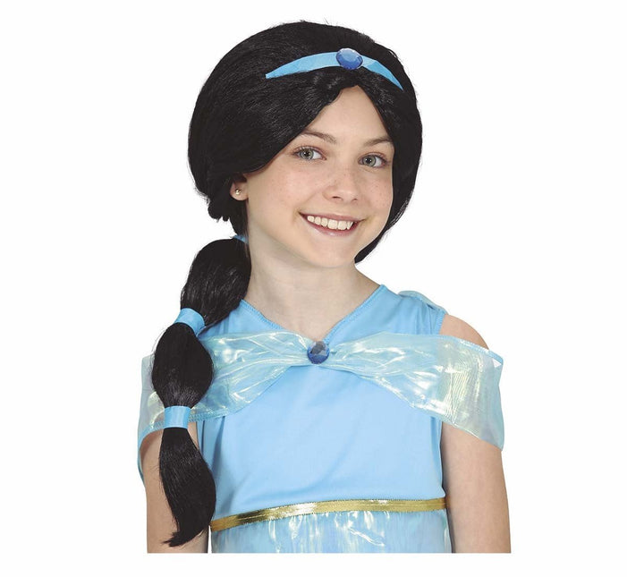 Jasmijn Woestijn Pruik Zwart van Fiestas Guirca koop je bij Partywinkel