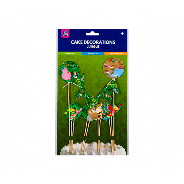 Jungle Taarttopper 30cm van Paper Dreams koop je bij Partywinkel