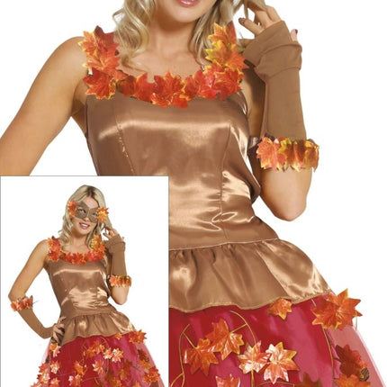 Jurk Bladeren Roze van Fiestas Guirca koop je bij Partywinkel