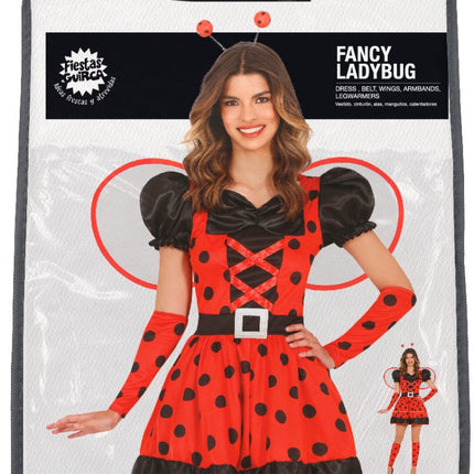 Jurk Dames Lieveheersbeestje van Fiestas Guirca koop je bij Partywinkel