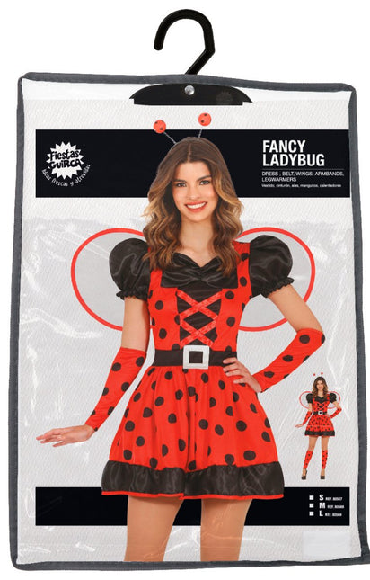 Jurk Dames Lieveheersbeestje van Fiestas Guirca koop je bij Partywinkel