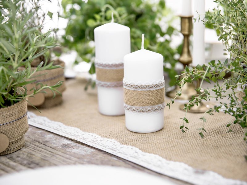 Jute Lint Kant 5cm 5m van Partydeco koop je bij Partywinkel