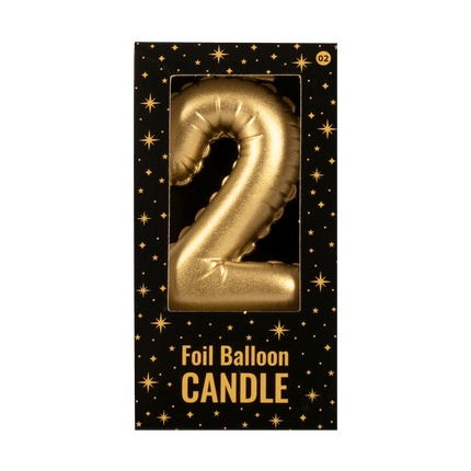 Kaars Folie Ballon Goud 2 10cm van Paper Dreams koop je bij Partywinkel