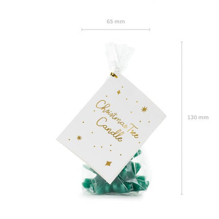 Kaars Kerstboom 10cm van Partydeco koop je bij Partywinkel