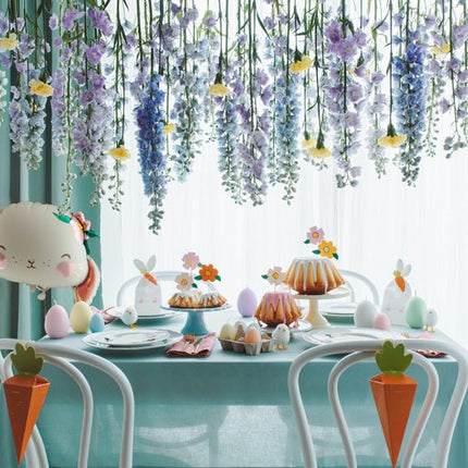 Kaars Paasei Paars 10cm van Partydeco koop je bij Partywinkel