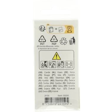 Kaars Simply Chique Gold Cijfer 9 van Folat koop je bij Partywinkel