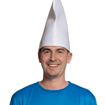 Kabouter Muts Wit van Partychimp koop je bij Partywinkel