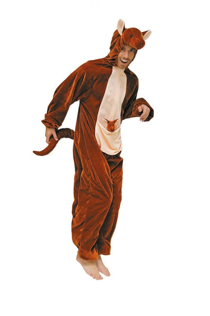 Kangaroe Onesie Heren Kangaroe van Wilbers & Wilbers koop je bij Partywinkel