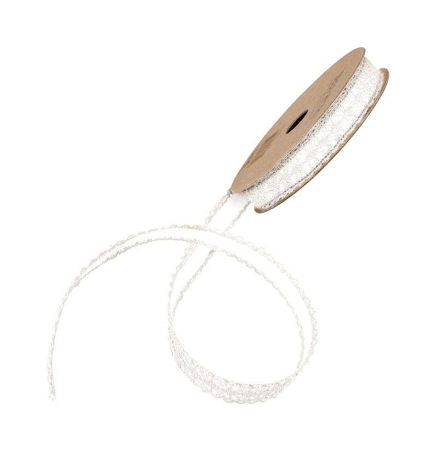 Kant Lint Wit Zelfklevend 2m van CHAKS koop je bij Partywinkel