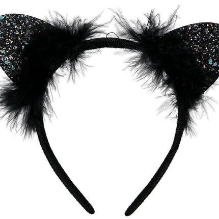 Kat Haarband Veren van Fiestas Guirca koop je bij Partywinkel