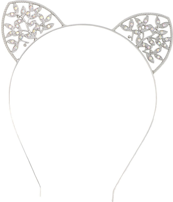Kat Haarband Zilver van Fiestas Guirca koop je bij Partywinkel