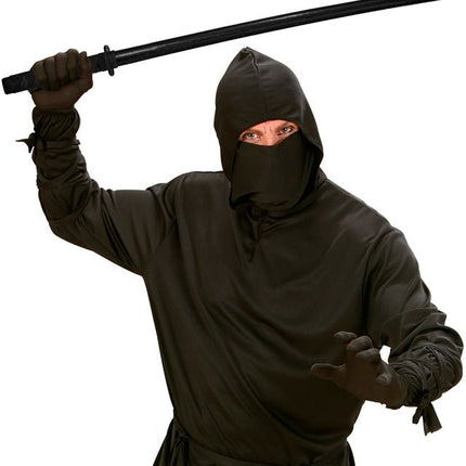 KATANA NINJA HOUT ZWART 100 CM van Widmann koop je bij Partywinkel
