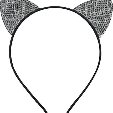 Katten Haarband Zilver van Fiestas Guirca koop je bij Partywinkel
