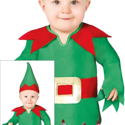 Kerst Elfje Pak Baby van Fiestas Guirca koop je bij Partywinkel