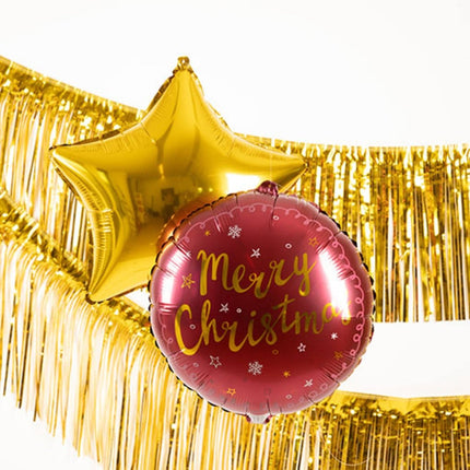 Kerst Helium Ballon Merry Christmas Leeg 45cm van Folat koop je bij Partywinkel