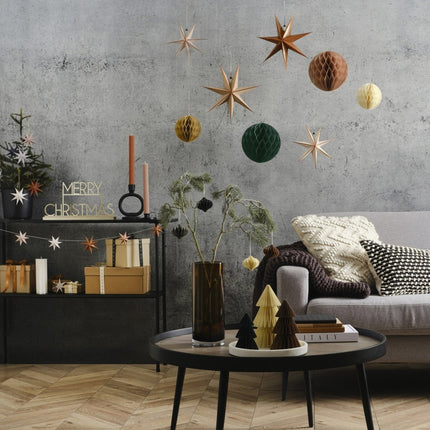 Kerst Lint 4 delig van Ginger Ray koop je bij Partywinkel