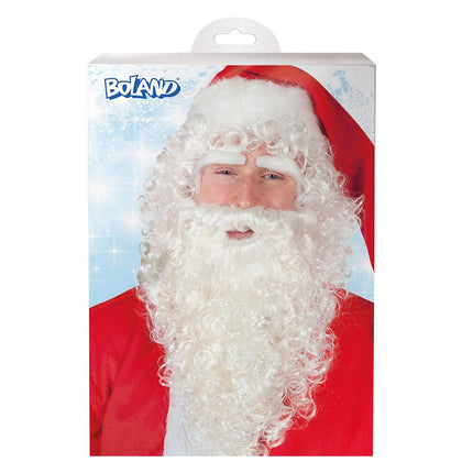 Kerstman Baard en Pruik Lang van Boland koop je bij Partywinkel