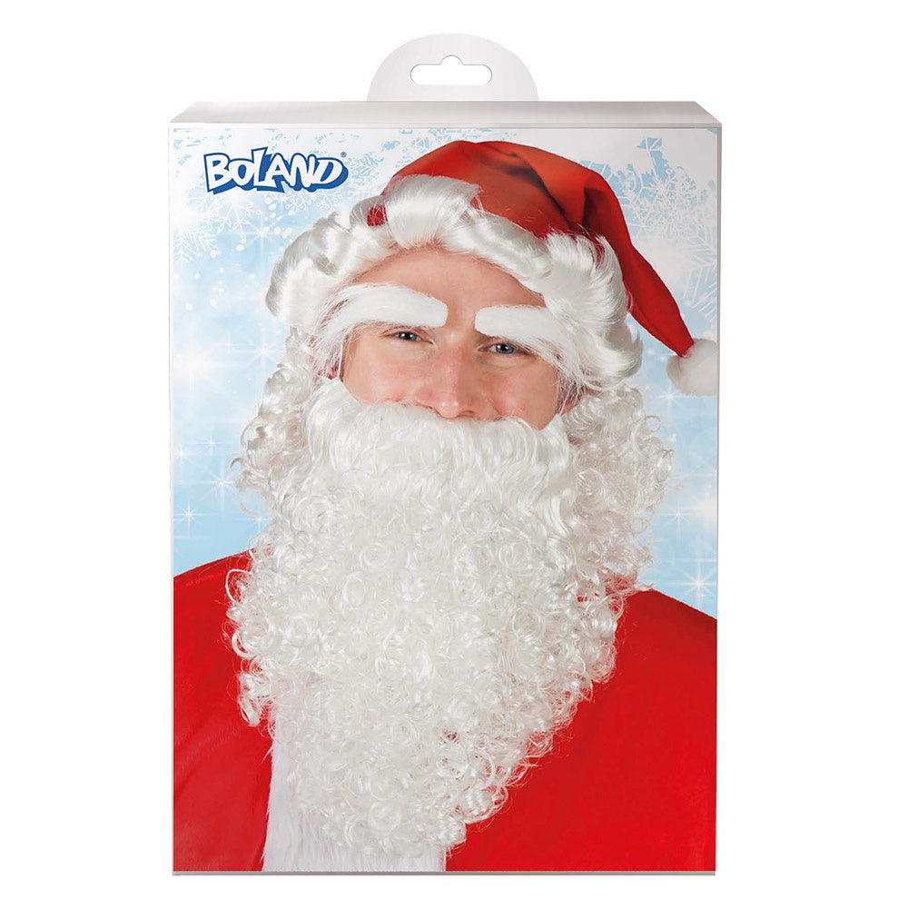 Luxe Complete Kerstman Kostuum met Baard Luxe Complete Kerstman Kostuum met Baard