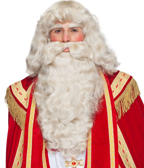 Pruik baard Kerstman - Party Planet | de online feestwinkel Pruik baard Kerstman - Party Planet | de online feestwinkel