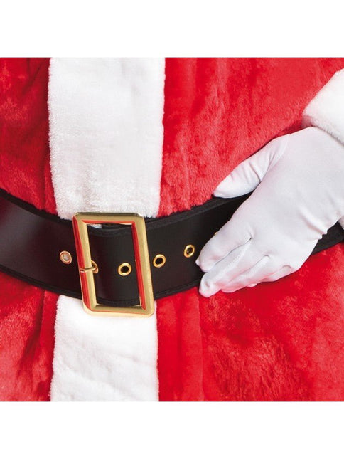 Kerstman Riem Deluxe Zwart Goud van CHAKS koop je bij Partywinkel
