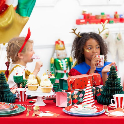 Kerstman Servetten 16cm 20st van Partydeco koop je bij Partywinkel